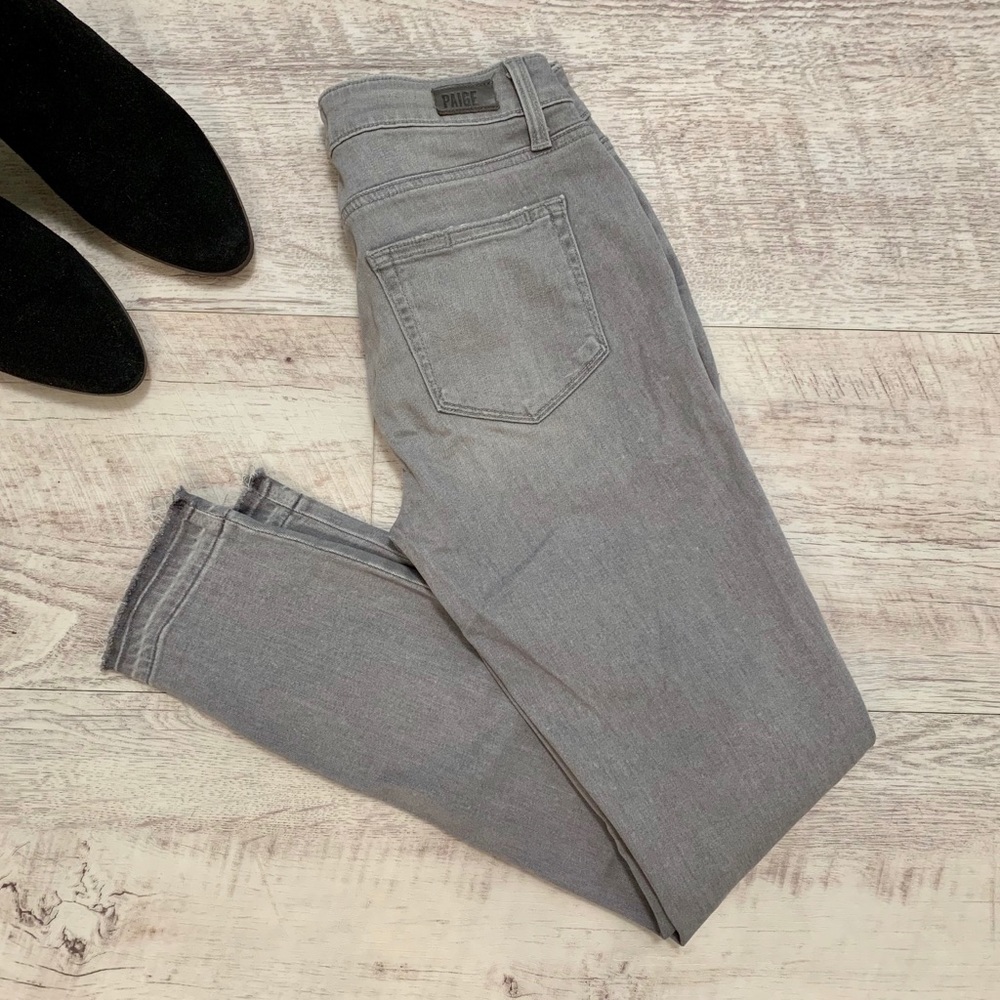 Paige Verdugo Ankle Released Hem Skinny Jeans, 25